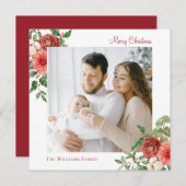 メリークリスマスウィンターホリデー写真 (正面/裏面)