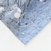 メリークリスマスウィンターワンダーランドフリース フリースブランケット (角)