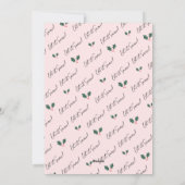 メリークリスマスウィンターワンダーランド森林動物 シーズンカード (裏面)