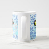 メリークリスマスウィンドサンタクロース靴下 ジャンボコーヒーマグカップ (裏面)