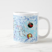 メリークリスマスウィンドサンタクロース靴下 ジャンボコーヒーマグカップ (右)