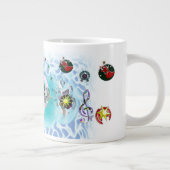 メリークリスマスウィンドサンタクロース靴下 ジャンボコーヒーマグカップ (右)