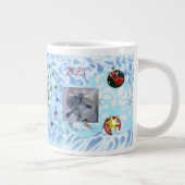 メリークリスマスウィンドサンタクロース靴下 ジャンボコーヒーマグカップ (右)