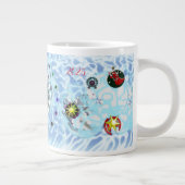 メリークリスマスウィンドサンタクロース靴下 ジャンボコーヒーマグカップ (右)