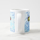 メリークリスマスウィンドサンタクロース靴下 ジャンボコーヒーマグカップ (裏面)