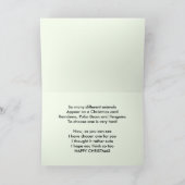 メリークリスマスウェスティーカードA シーズンカード (内部)