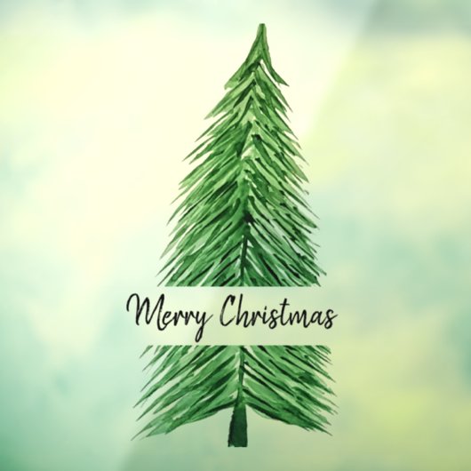 メリークリスマスウォーターの木 ウィンドウサイン (シート3)