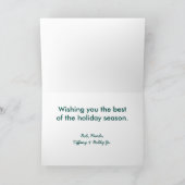 メリークリスマスウォーターの木 シーズンカード (内部)