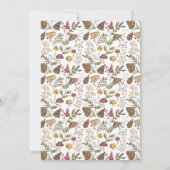 メリークリスマスウォーターの色ウッドシマッシュルームの写真 シーズンカード (裏面)