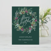 メリークリスマスウォーターカラーベリーリース シーズンカード (スタンド正面)