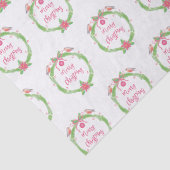 メリークリスマスウォーターカラーホリーリース 薄葉紙 (詳細)