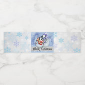 メリークリスマスウォーターボトルラベル ペットボトルラベル (シングルラベル)