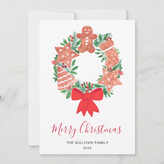 メリークリスマスウォーターリース シーズンカード (正面)
