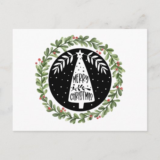 メリークリスマスウォーターリース シーズンポストカード (正面)