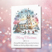 メリークリスマスウォーター教会 シーズンカード
