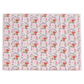 メリークリスマスウォーター格言とキノコ ラージペーパーバッグ (正面)