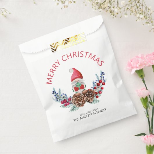 メリークリスマスウォーター格言 フェイバーバッグ (封をした状態)