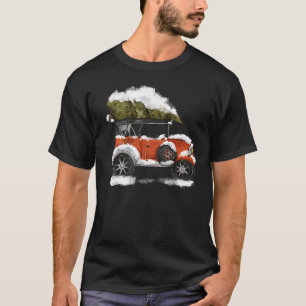 メリークリスマスウォーター色のイラストレーションクリスマス Tシャツ