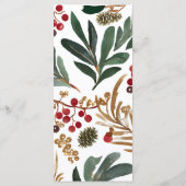 メリークリスマスウォーター色ウィンターベリー非写真 メニュー (裏面)