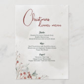 メリークリスマスウォーター色ウィンターベリー非写真 メニュー (正面)