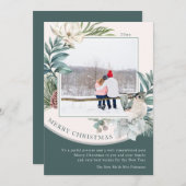 メリークリスマスウォーター色新着フローラ写真 (正面/裏面)