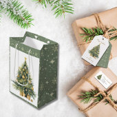 メリークリスマスウォーター色金ゴールドスクリプトの返却 ラベル