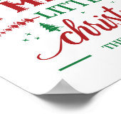 メリークリスマスウォールアートプリントホームデコールポスター ポスター (角)