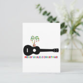 メリークリスマスウクレレ シーズンポストカード (スタンド正面)