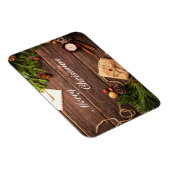 メリークリスマスウッドデザイン マグネット (右側)