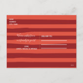 メリークリスマスウッド&パインツリーズ4フォトホリデー シーズンポストカード (裏面)