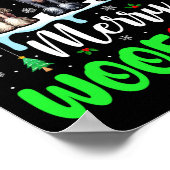 メリークリスマスウーフスリーサンタ小妖精や小人クレスト中国の ポスター (角)