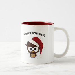 メリークリスマスウ怒ルウ ツートーンマグカップ
