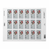 メリークリスマスウ怒ルウ ラベル (フルシート)