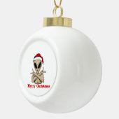 メリークリスマスエイリアン セラミックボールオーナメント (右)