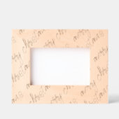 メリークリスマスエッチングウッドタイポグラフィ永遠 レーザー彫刻フレーム (正面)