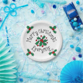 メリークリスマスエバイリー紙プレート ペーパープレート (パーティー)