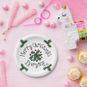 メリークリスマスエバイリー紙プレート ペーパープレート (パーティー)