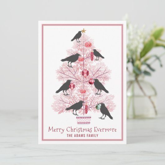 メリークリスマスエバーモアゴシッククロウホリデー シーズンカード (スタンド正面)