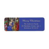 メリークリスマスエピファニーマギ出生ルネッサンス ラベル (正面)