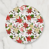 メリークリスマスエレガントスモダンクリスツリー フェイバータグ (裏面)