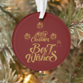 メリークリスマスエレガントトレンディー オーナメント