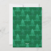 メリークリスマスエレガントモダンホリデースクリプト シーズンカード (裏面)