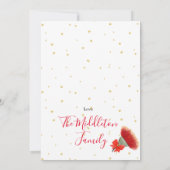 メリークリスマスエレガントレッドフローラ香水 (裏面)