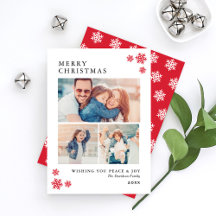 メリークリスマスエレガント赤いコラージュ