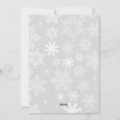 メリークリスマスエレガント赤と緑の写真 シーズンカード (裏面)