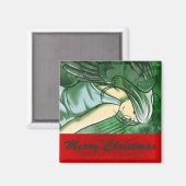 メリークリスマスエンジェル マグネット (正面/裏面)