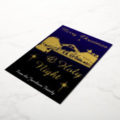 メリークリスマスオホーリーナイトキャロル出生シーン 箔シーズンカード (回転した状態)