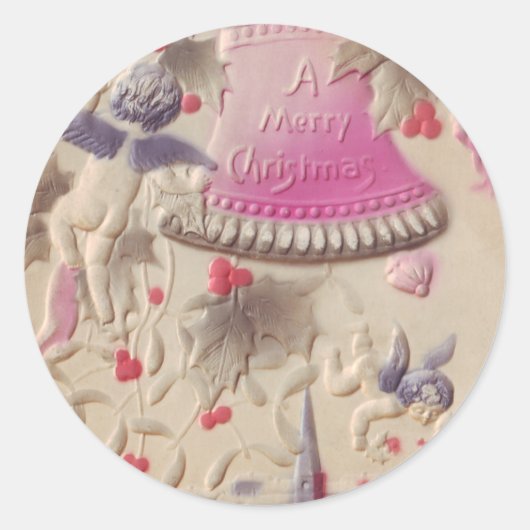 メリークリスマスオランダ ラウンドシール (正面)