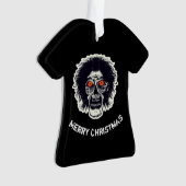 メリークリスマスオレンジアイズゾンビ オーナメント (正面)