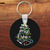 メリークリスマスオンコロジストオンコロジーナースクルー キーホルダー (正面)